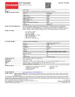 Diamond Multimedia 2400PRO256PE Specification Sheet preview