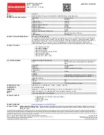 Diamond Multimedia ATI Radeon 3450PE512 Specification Sheet preview