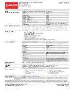 Preview for 1 page of Diamond Multimedia ATI Radeon SKU 4870PE51G Specification Sheet