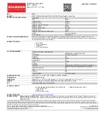 Diamond Multimedia BizView BV200 PCI Specification Sheet preview