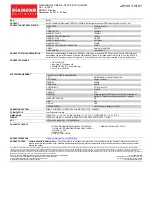 Diamond Multimedia BizView BV300 PCIE Specification Sheet preview