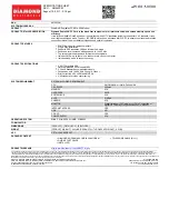 Diamond Multimedia DIAMOND SupraMax PCMCIA Specification Sheet preview