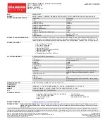 Diamond Multimedia Diamond Viper HD 2600XT PCIE Specification Sheet preview