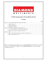 Preview for 2 page of Diamond Multimedia HD Game Capture GC500 Installation Manual