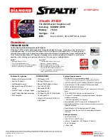 Preview for 1 page of Diamond Multimedia Radeon X1550 Specification Sheet