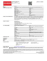 Diamond Multimedia SKU 3650PE1G Specification Sheet preview