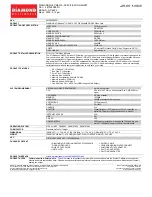 Preview for 1 page of Diamond Multimedia SKU 4870X2PE52G Specification Sheet