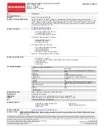 Diamond Multimedia SKU TVW600PCIE Specification Sheet preview