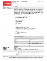 Diamond Multimedia TVW650MAC Specification Sheet preview