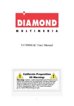 Diamond Multimedia VC500MAC User Manual preview