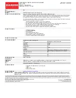 Diamond Multimedia XtremeSound 5.1 XS51 Specification Sheet preview