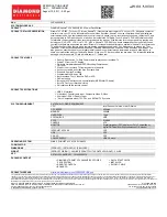 Diamond Multimedia XtremeTV PVR660 Specification Sheet preview