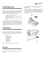 Preview for 5 page of Diamond Products CC1000T Owner'S Manual