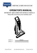 Diamond Products DP80900 Operator'S Manual preview