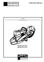 Предварительный просмотр 1 страницы Diamond Products SC-7312 Instruction Manual