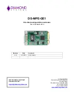 Diamond Systems DS-MPE-GE1 User Manual preview