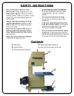 Preview for 2 page of Diamond Tech International Diamond Laser 7000 Band Saw Operation Manual