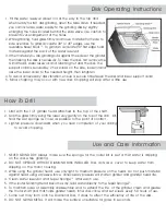 Preview for 3 page of Diamond Tech International Diamond Max Operation Manual