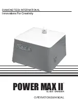 Diamond Tech International Power Max II Operation Manual preview