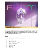 Предварительный просмотр 1 страницы Diamond Tech Prism Suncatcher Quick Start Manual