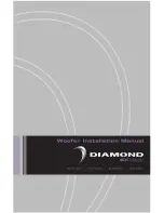 Preview for 1 page of Diamond Black SX122 Installation Manual