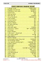 Preview for 5 page of Diamond Diamond Star DA40 TDI Checklist