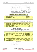 Preview for 6 page of Diamond Diamond Star DA40 TDI Checklist