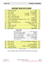 Preview for 7 page of Diamond Diamond Star DA40 TDI Checklist