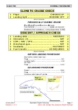 Preview for 9 page of Diamond Diamond Star DA40 TDI Checklist