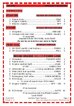 Preview for 12 page of Diamond Diamond Star DA40 TDI Checklist