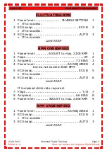 Preview for 14 page of Diamond Diamond Star DA40 TDI Checklist