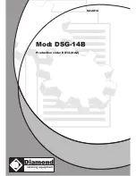 Diamond DSG-14B Installation, Use And Maintenance Instructions preview