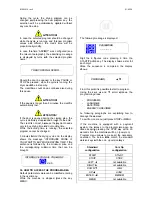 Preview for 18 page of Diamond DSG-14B Installation, Use And Maintenance Instructions