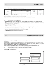 Предварительный просмотр 14 страницы Diamond E77/M50I-7 Installation, Use And Maintenance Instructions