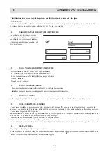 Preview for 6 page of Diamond F14+14E/M Installation, Use And Maintenance Instructions