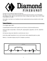 Diamond Fireburst Manual preview