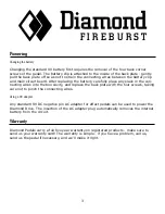 Preview for 3 page of Diamond Fireburst Manual