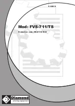 Preview for 1 page of Diamond FVS-711/TS Instructions For Use And Maintenance Manual