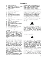 Preview for 6 page of Diamond IRIS PSB-130/2 Operating And Maintenance Manual