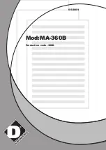 Preview for 1 page of Diamond MA-360B Manual