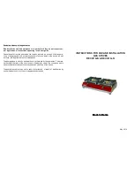 Предварительный просмотр 2 страницы Diamond RECH/1G-N Instructions For Use And Installation