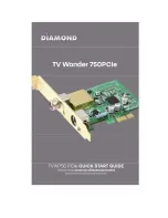 Diamond TVW750 PCIe Quick Start Manual preview