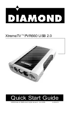 Diamond XtremeTV PVR660 USB 2.0 Quick Start Manual preview