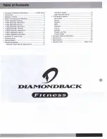 Предварительный просмотр 3 страницы Diamondback 1100 ES Owner'S Manual