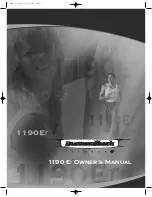 Diamondback 1190 Er Owner'S Manual preview