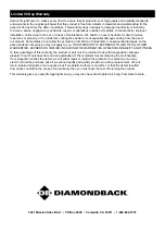 Preview for 20 page of Diamondback 64683 Owner'S Manual & Safety Instructions