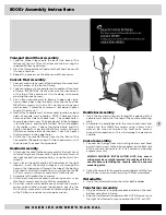 Preview for 9 page of Diamondback 800 Series Owner'S Manual