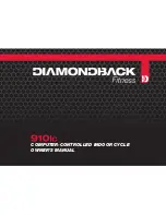 Diamondback 910IC Owner'S Manual preview