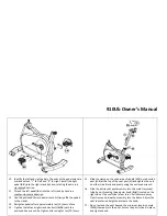 Preview for 9 page of Diamondback 910Ub Owner'S Manual