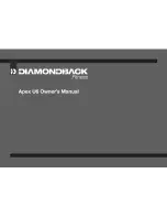 Diamondback APEX U6 Owner'S Manual preview